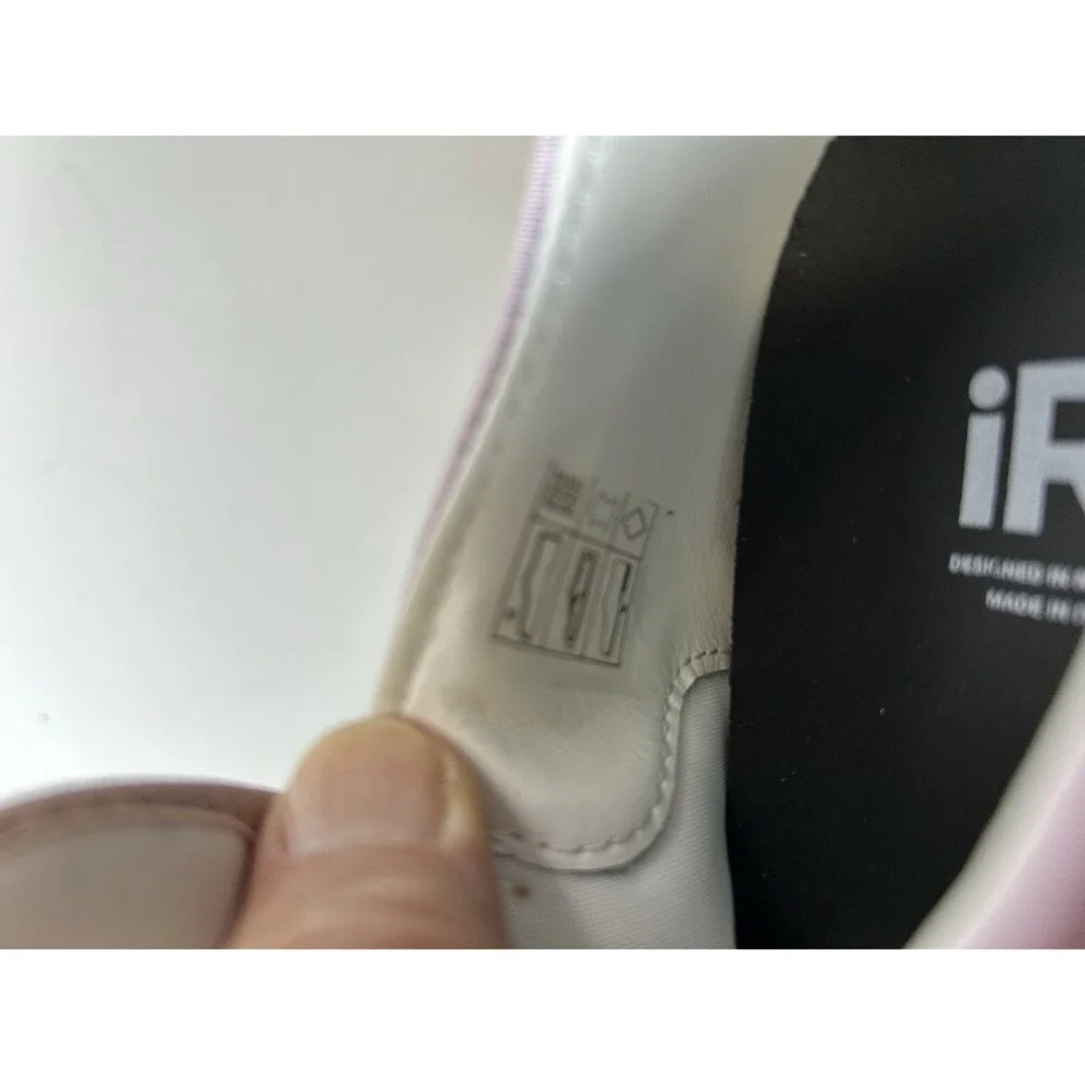 IRi NYC NWT Women's Lilac Pink Neoprene Wavy Heel Futuristic Sneakers Size 9.5
